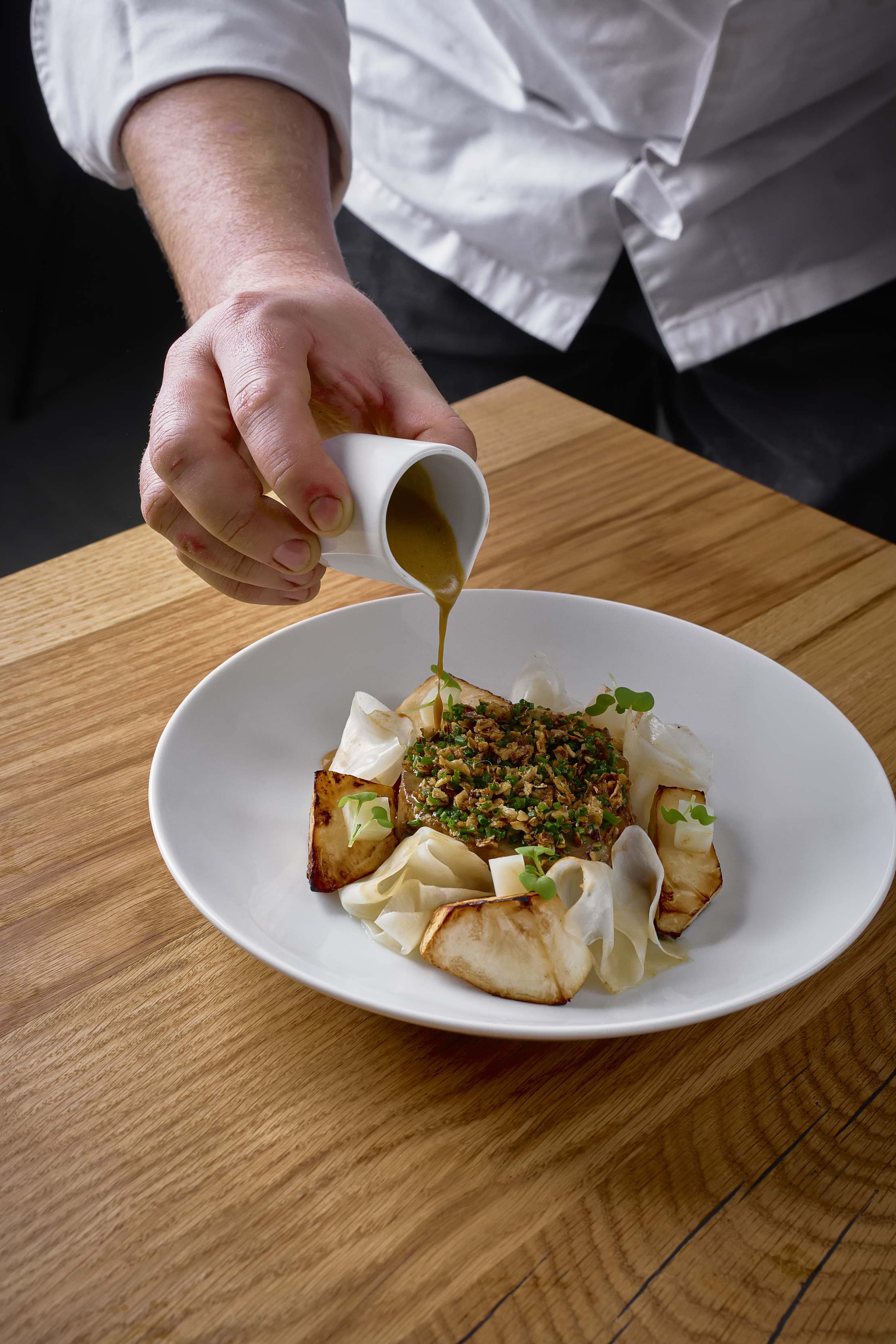 Šéfkuchař při práci